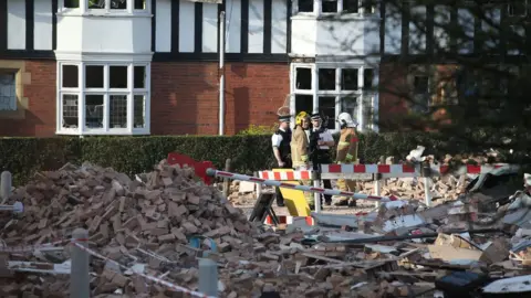 PA Blast aftermath Wirral