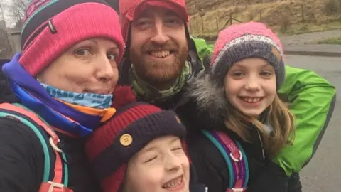 Family photo The Francis family on holiday