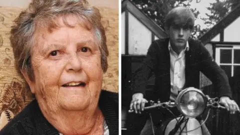 Family photographs Anne Whiteman and Ellis Hook