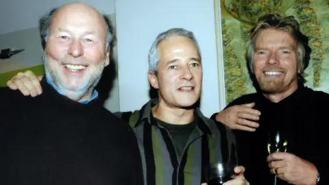 Jeremy Lascelles Jeremy Lascelles with Richard Branson and Chris Wright