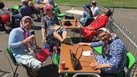 Gino Cinganelli A team of men dressed up as grannies