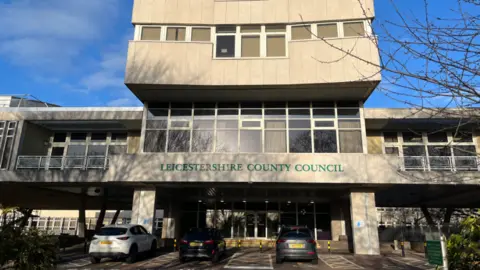 The exterior of County Hall in Glenfield