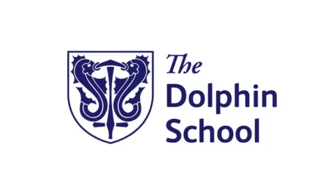 The Dolphin School The Dolphin School's previous logo