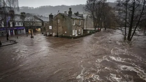 Alamy Flooding in Hebden Bridge on Boxing Day 2015