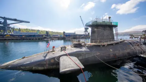 Submarine at Faslane