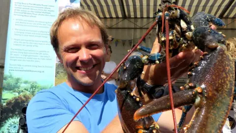 Cornwall Wildlife Trust Matt Slater, award winner