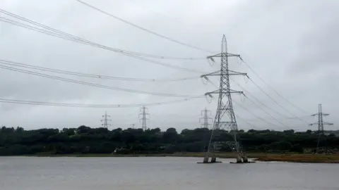 Kevin Williams/Geograph Pylons at Dwryd