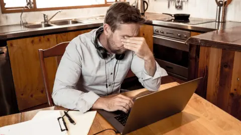 Getty Images Man on Zoom call