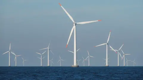 Reuters Wind farm in ocean