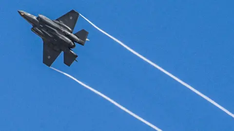 An Israeli F-35 jet