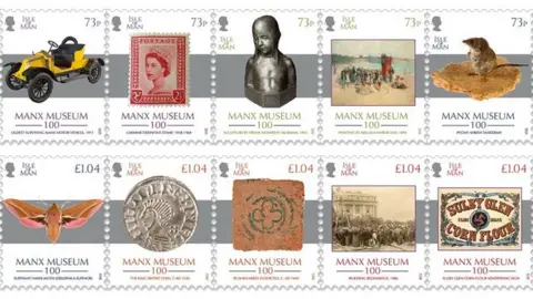 IOM POST OFFICE Stamp collection