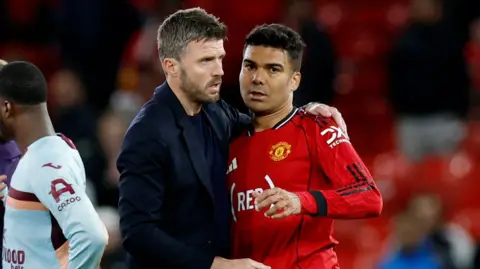 Michael Carrick and Casemiro