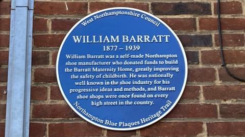William Barratt blue plaque