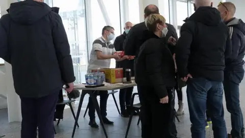 The Home Office staff in Calais