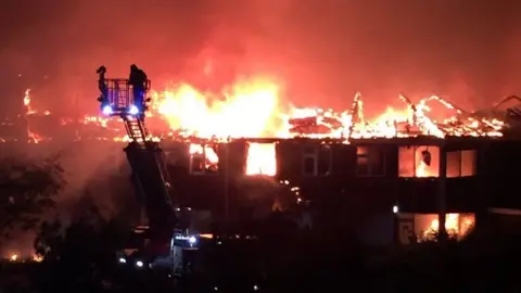 Surrey Fire and Rescue Service Weybridge fire