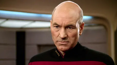 Getty Images Sir Patrick Stewart as Captain Jean Luc Picard