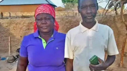 Yama Bullum and his wife Falmata in Chibok, Nigeria