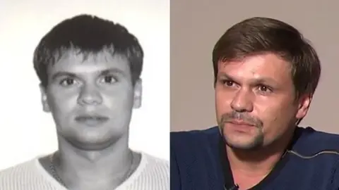 Bellingcat / Russia Today Anatoliy Chepiga and Ruslan Boshirov