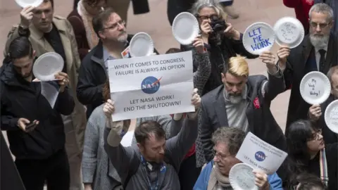 EPA People participate in the "Occupy Hart" protest against the partial government shutdown