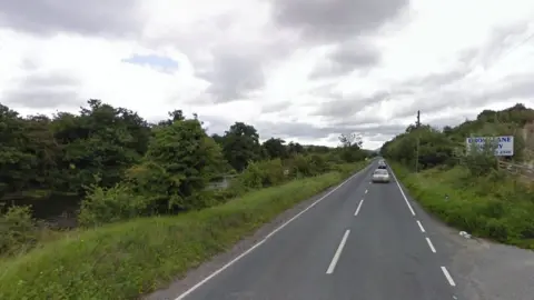 Google The new road will cross Newry's waterways close to Drumalane quarry