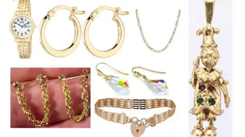 Northamptonshire Police Jewellery stolen from Betty Munroe's home