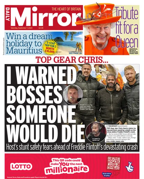 The Mirror header  reads "I warned bosses idiosyncratic    would die"