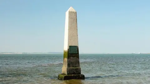 Historic England Archive Crow Stone monument at Leigh-on-Sea