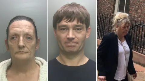 BBC Fiona Barnard (left), David Ball (centre) and Deborah Hunt