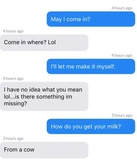 Libby Heaney Lady Chatterley Tinder chat