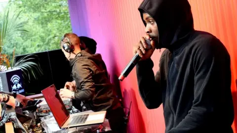 Getty Images Sir DJ Corey performs at the Red Bull Music Academy Sound System