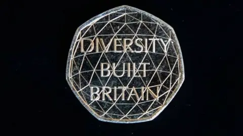 The Royal Mint The new 50p coin