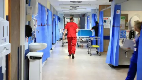 PA Media doctors on a ward