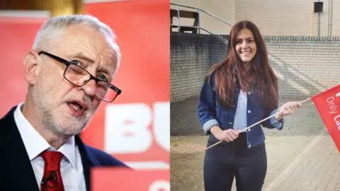 Getty Images/Melantha Chittenden Jeremy Corbyn and Melantha Chittenden