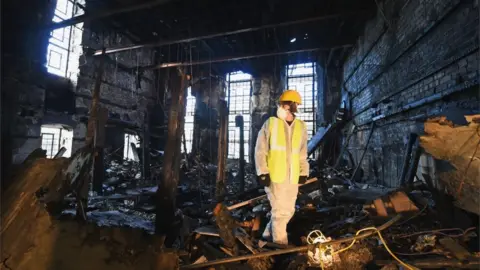 Getty Images Glasgow School of Art fire