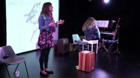 BBC Women performing a play