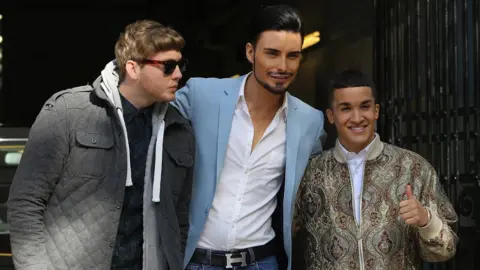 Getty Images Picture of James Arthur, Rylan and Jahmene Douglas