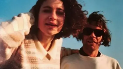 Rachel Jones Rachel Jones and Mensa on Bognor beach in 1989