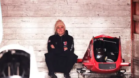 Getty Images Mica McNeill tells Newsbeat how £30k will help in her bid to get to the Winter Olympics