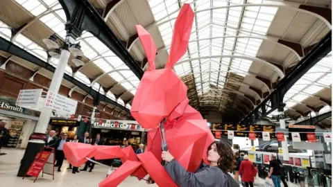 Greater Anglia Animatronic hare