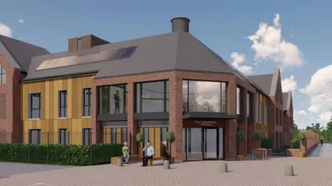 Charterpoint Artist's impression of the new care home at New Lubbesthorpe