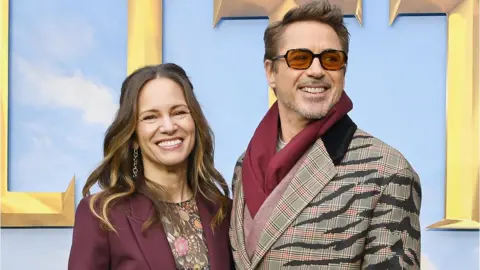 Getty Images Susan Downey and Robert Downey Jr