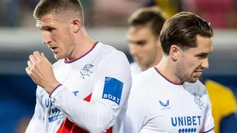 Rangers' John Lundstram and Scott Wright