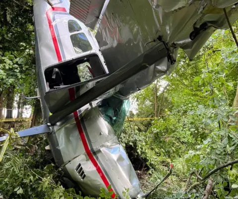 Oxfordshire Fire and Rescue Service Light aircraft crash