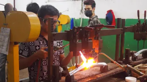 Danielle Keeton-Olsen bicycle factory