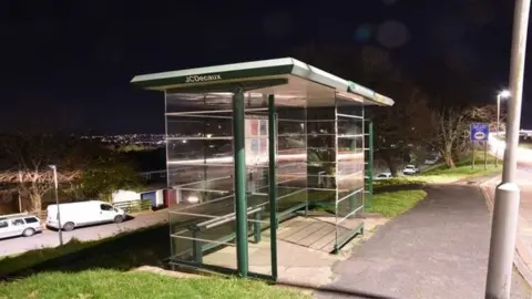 Devon and Cornwall Police The bus stop