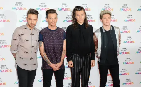 Getty Images One Direction at the BBC Music Awards