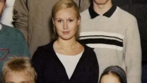 Pirkkala High School Sanna Marin young with blonde hair