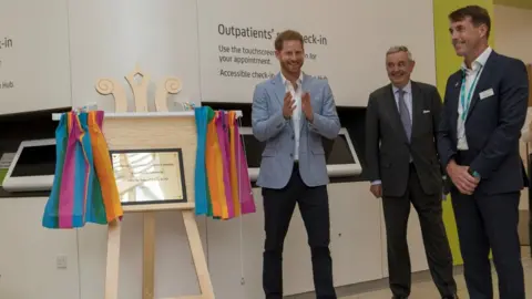 Sheffield Children's Hospital NHS Foundation Trust Prince Harry in Sheffield