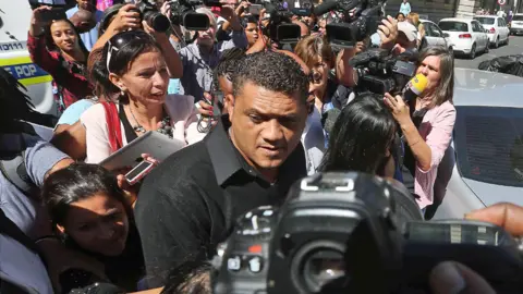 Getty Images Zephany Nurse's biological father Morne Nurse leaves the court