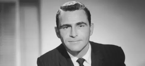 Getty Images Rod Serling, original narrator of The Twilight Zone, in 1955